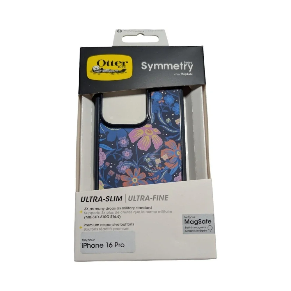 E6-N OtterBox Apple iPhone 16 Pro Symmetry‎ Series Case with MagSafe Fairy Fauna